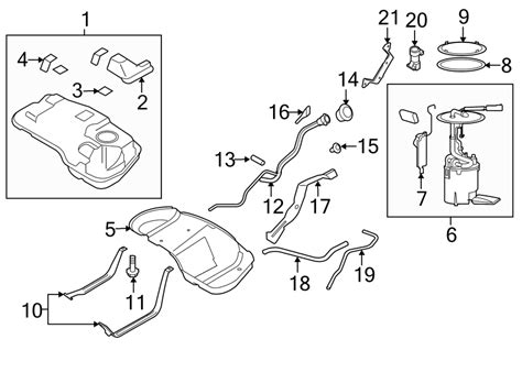 2009 ford escape fuel pump diagram